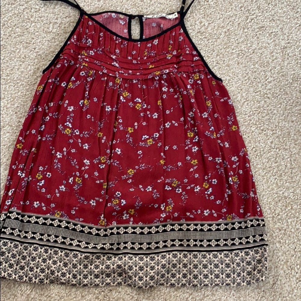 Floral Spaghetti Strap Top
